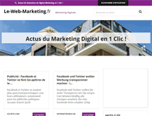 Tablet Screenshot of le-web-marketing.fr